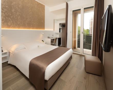 Enjoy the comfort of the business rooms of Hotel Biri, modern and cozy 4 stars in Padua!